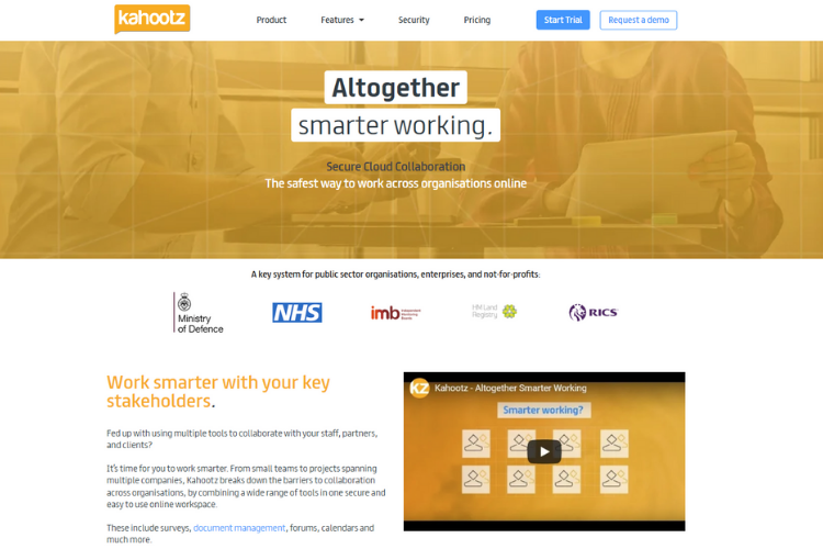 Kahootz website